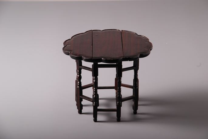 Double gate legged table Zitan Wood | MasterArt